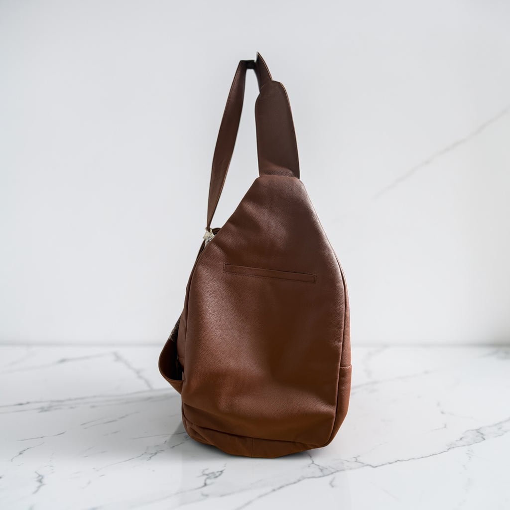 🤎 Classic Crossbody-Tasche – Leader Braun