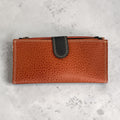 Gemustertes Leder Portemonnaie | Echtes Leder | Handgefertigt | Garantie