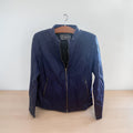 Dunkle Herren Lederjacke | Echtes Leder | Handgefertigt | Garantie