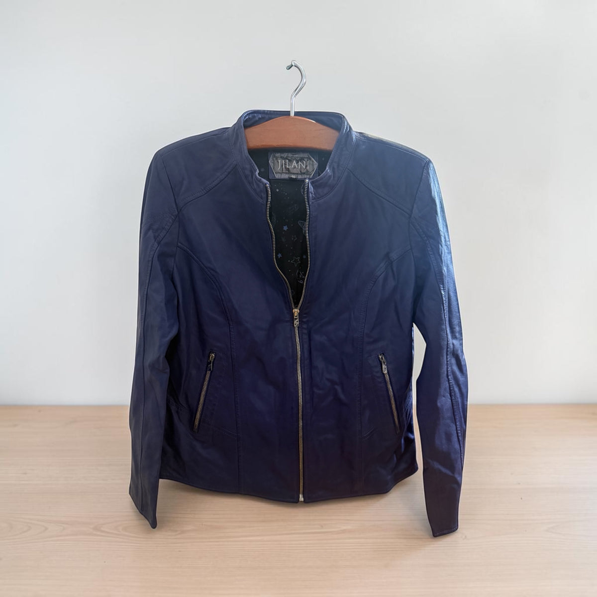 Dunkle Herren Lederjacke | Echtes Leder | Handgefertigt | Garantie