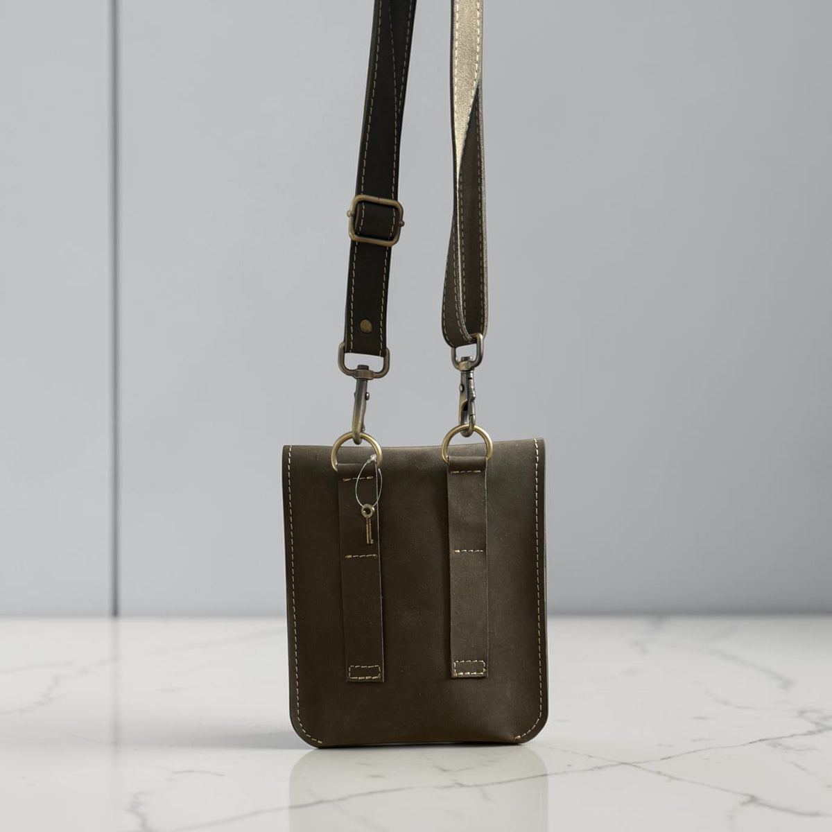 Elegante Crossbody-Leader Tasche – Grün