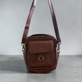 Elegante Crossbody-Leader Tasche – Braun