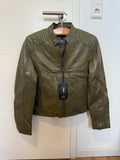 Herren Lederjacke – Olivgrün | RAG