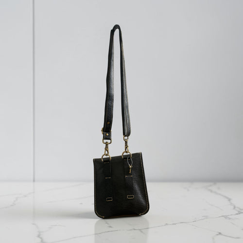 Classic Crossbody-Leader Tasche – Schwarz