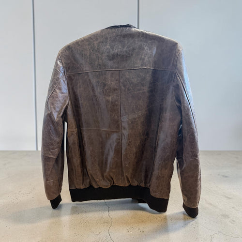 Braune Herren-Lederjacke | Echtes Leder | Handgefertigt
