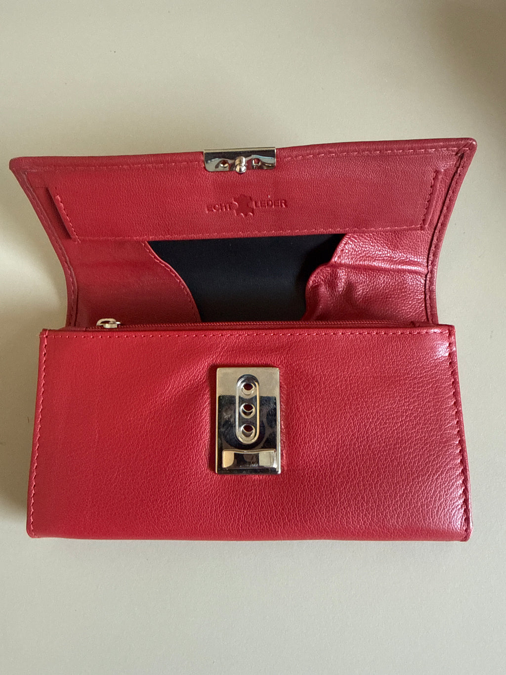 Frauen Handgefertigt Leader rote Handtasche