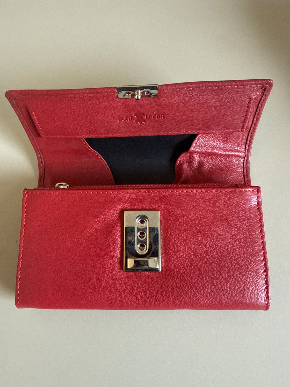 Frauen Handgefertigt Leader rote Handtasche