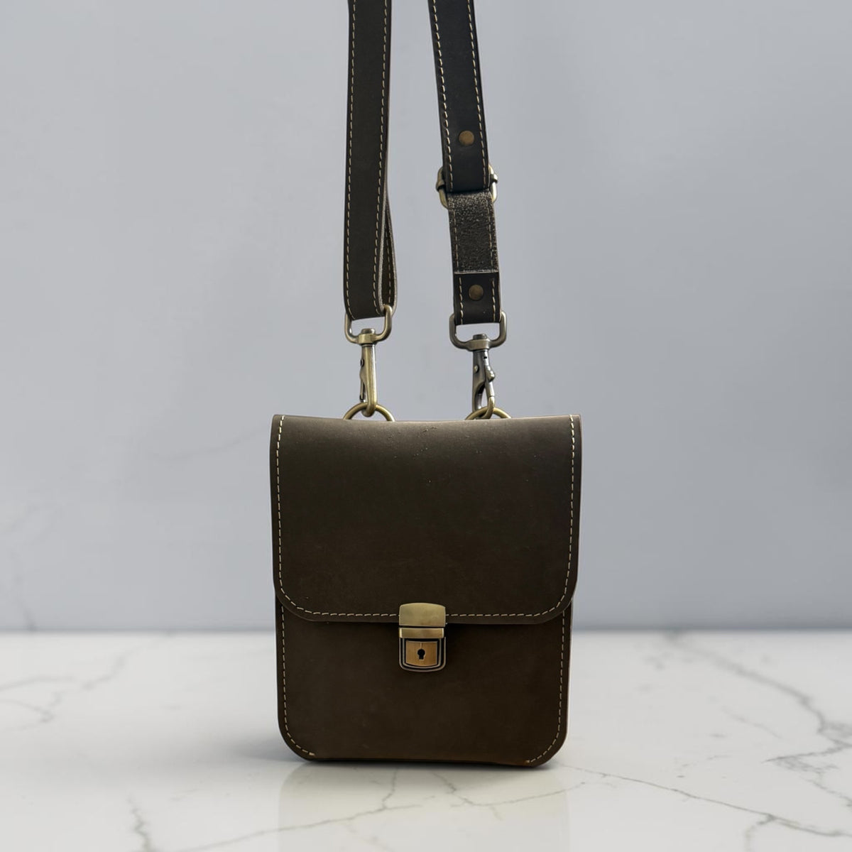 Elegante Crossbody-Leader Tasche – Grün